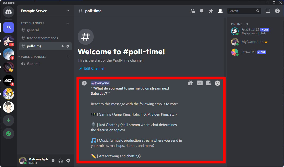 How to make a poll on Discord - Android Authority